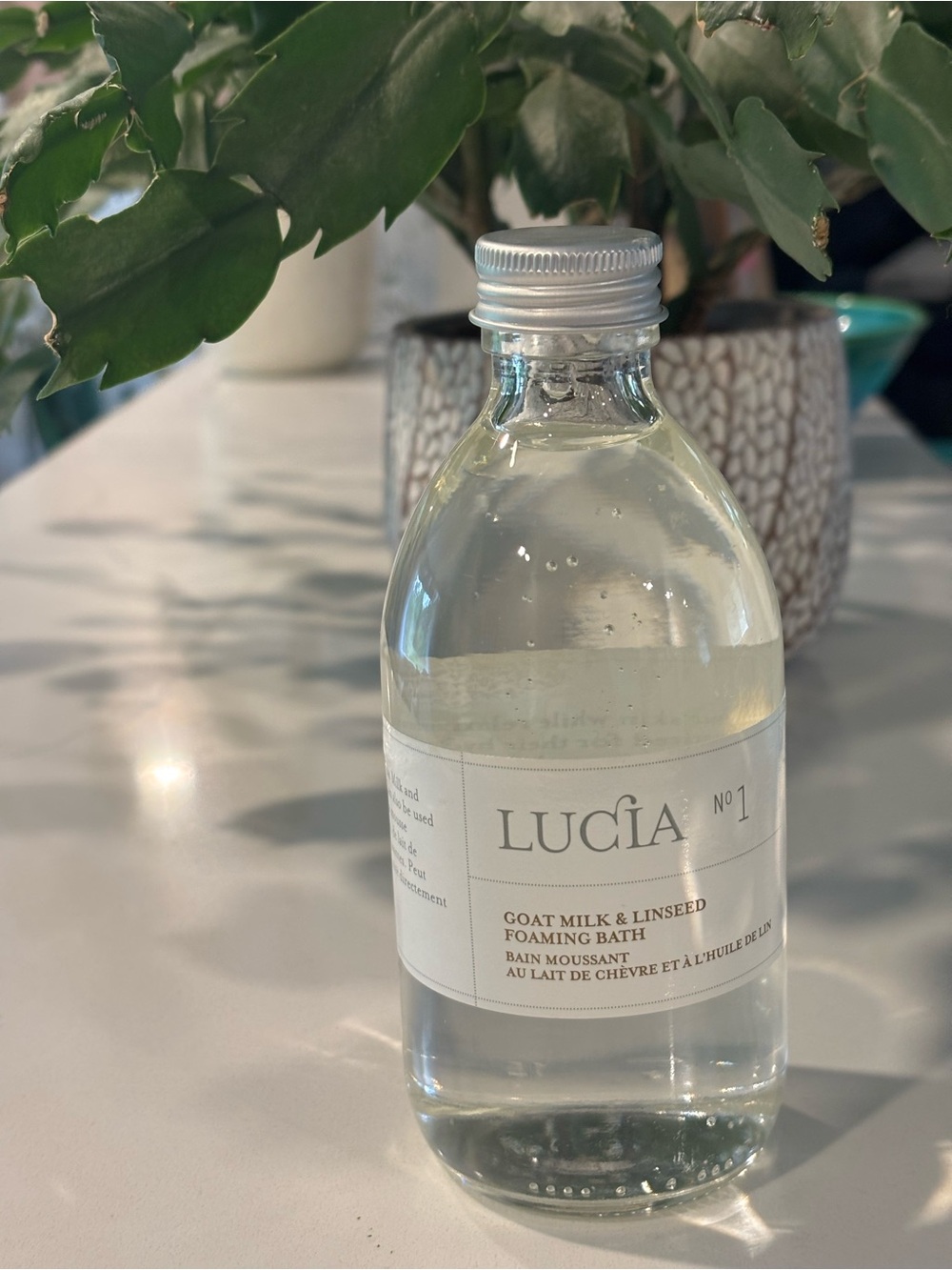 NEW LUCIA Goat milk and Linseed Foaming Bath 300ml